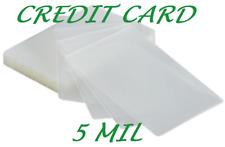 100 Credit Card 5 Mil Laminating Pouches Laminator Sheets 2-18 X 3-38 Quality