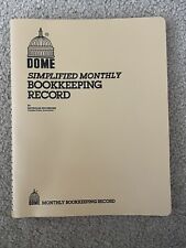 Dome 612 Bookkeeping Record - 128 Page Notebook Cpa Taxes New