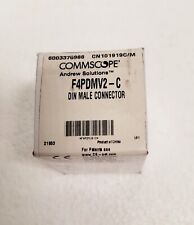 Din Male Straight Connector F4pdmv2-c For Heliax Fsj4-50b Commscope Andrew Sol..