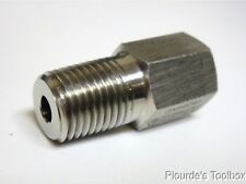 Used Autoclave Engineers 14 Male Female Npt Adapter 316ss 6m44n2