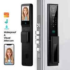 Smart Lock Face Recognition Intelligent Video Intercom Waterproof Fingerprint
