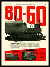 1937 Cletrac Cleveland Tractor Metal Sign Model 80-60 Featured