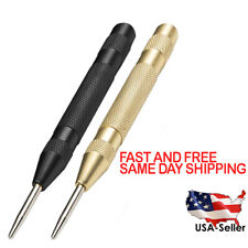 2pcs Automatic Center Punch Strikes Surface Hammer Spring Loaded Window Breaker