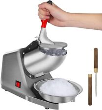 143 Lbs Electric Ice Shaver Machine Ice Crusher Snow Cone Maker Shaved Ice