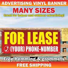 For Lease Advertising Banner Vinyl Mesh Sign For Rent Rental Space Custom Phone