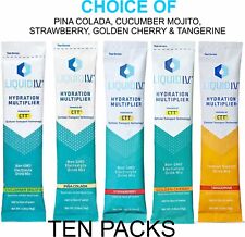 Liquid Iv Hydration Multiplier Electrolyte Drink Mix Various Flavors