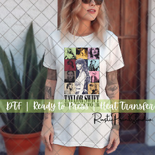 Heat Transfer Ready To Press Dtf Taylor Swiftie Eras Tour T-shirt