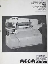 Piranha P90 Ironworker Instructions And Spare Parts Manual 2000