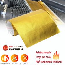 Large Size Gold Intake Heat Reflective Tape Wrap Self-adhesive High Temperature