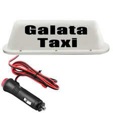 Galata Taxi Sign Top Led Light Magnetic Cab Roof Illuminated Topper Car Top