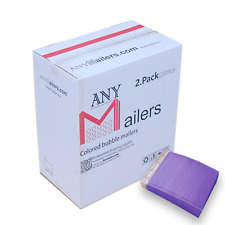 Airndefense 200 2 8.5x12 Purple Poly Bubble Mailers Shipping Padded Envelope