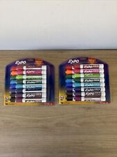 Expo Dry Erase Markers Chisel Tip Assorted Colors 16 Markers Each 32 Total 2pk