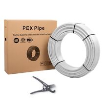 Efield 12 X 200ft White Pex-b Tubingpipe For Potable Water With Pipe Cutter