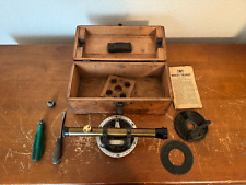 Vintage Wissler Co. Brass Surveying Midget Transit With Original Wood Box