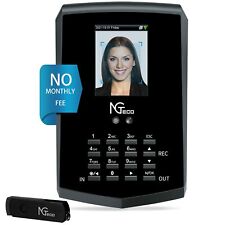 Ngteco Face Recognition Time Clock Employee Punch Attendance Machine Time Card
