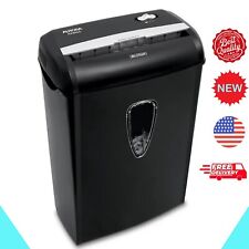 As890c 8-sheet Cross-cut Papercredit Card Shredder With Overheat Protection