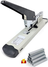100-sheet Heavy Duty Stapler With 1000 Staples Paper Stapler High Capacity Large