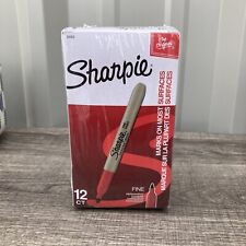 3 Pack Sharpie Red Permanent Markers Fine Point 36 Count