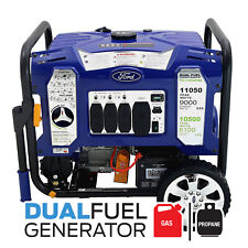 Ford 11050 Watt Dual Fuel Lpggasoline Generator Electric Start W Switch N Go