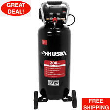 Husky Oil Free Portable Vertical Electric Air Compressor 20 Gal. 200 Psi Unit