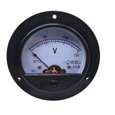 Us Stock Ac 0 150v Round Analog Volt Pointer Needle Panel Meter Voltmeter