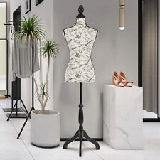 Female Model Dress Form Mannequin Torso Manikin Wheight Adjustable Tripod Stand
