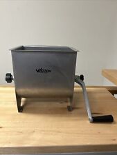 New Weston 36-1901-w 20lb Stainless Steel Meat Mixer 1828151 Hand Operator