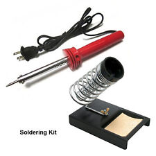 Soldering Iron Kit Holder Gun Stand 40 Watt 110v Electric Welding Solder Tools