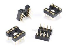 4pcs Dip8 8 Round Pin Adapter For Opamp Op-amp Integrated Circuit Ic Pcb Panel