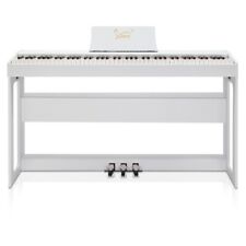 Glarry Gdp-104 88 Keys Full Weighted Keyboards Digital Piano With Furniture Stan