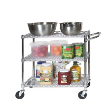 Seville Classics 3-tier Commercial-grade Nsf Listed Service Utility Cart