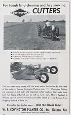 1962 Ad.xg8w.f. Covington Planter Co. Dothan Ala. Land Clearing Cutters