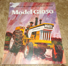 1970s Minneapolis-moline G-1050 Tractor Brochure In Fair Shape Used