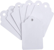 Unstrung Marking Tags 1.75x1.09 Inches White Merchandise Pricing Tags 1000pcs