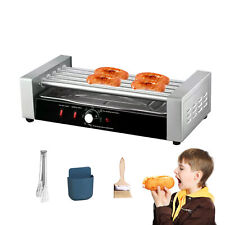 360 Rotation Commercial Electric 12 Hot Dog 5 Roller Grill Cooker Machine