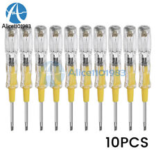 1-10pcs Circuit Tester Screw Driver Double-headed Electric Voltage Tester Pen