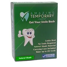 Natural Shade Amazing Temporary Missing Tooth Replacement Kit Temp Dental Repair
