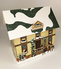 House Shaped Gift Box - Cottage Gift Box - Christmas Gift Box