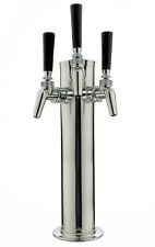Kegco Dt145-3s-630 14 Polished Stainless 3-faucet Tower - Perlick Faucets
