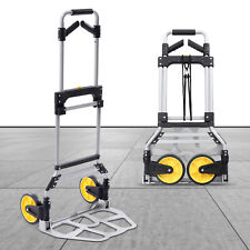 Industrial Compact Heavy Duty Folding Hand Truck And Dolly 264 Lbs Capacity New