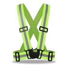 Adjustable Safety Vest Elastic Belt Hi Vis Reflective Gear Strap Running Walking