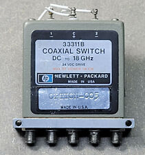 Agilent 33311b Coaxial Switch 24vdc 18ghz 1w.. Option-c05