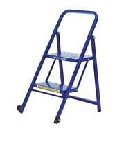 Ballymore Tl218p 36 In H Steel Folding Rolling Ladder 2 Steps