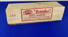 Vintage Lyn Brander Store Price Marker Stamp Stamper New In Box