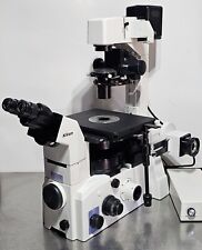 Nikon Te2000-u Inverted Phase Contrast Fluorescence Microscope