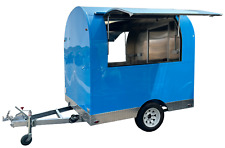 65 Vendor Trailer Mobile Concession Food Vending Cart Blue