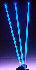 2 Pc 38 Diameter Clear Blue Fluorescent Acrylic Plexiglass Lucite Rod 18 Long