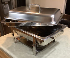 Tablekraft Chafer Dish Stainless Steel 6 Pieces 8 Qt Box Woriginal Box Used