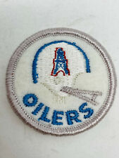 Houston Oilers Vintage Retro 2 Circular Patch Football Old School Helmet