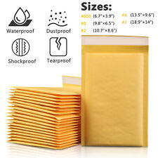 Kraft Bubble Mailers Padded Poly Envelope Shipping Mailing Bags Self Seal Size